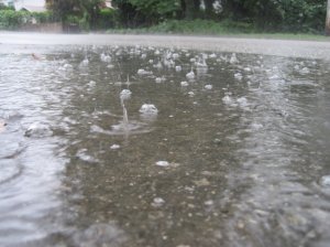 No sidewalks - fun walking