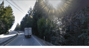 Highway #17 over the Santa Cruz Mountains