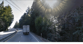 Highway #17 over the Santa Cruz Mountains