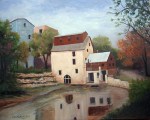 oil painting old&nbsp;mill