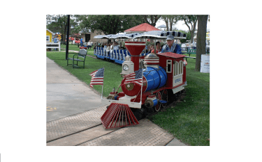 Hutchinson Kansas State Fair train
