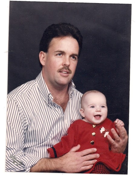 Scott a proud father and Sarah