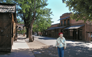 Mom out of uniform at Columbia State Park